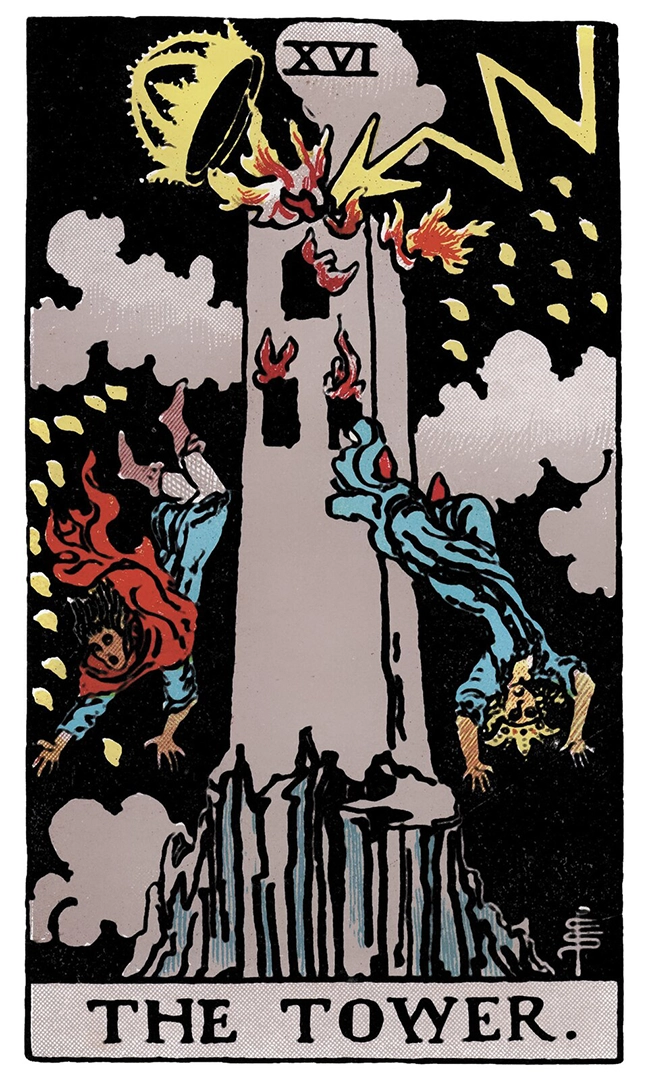 ความหมายไพ่ The Tower – การพังทลายที่นำไปสู่การสร้างใหม่